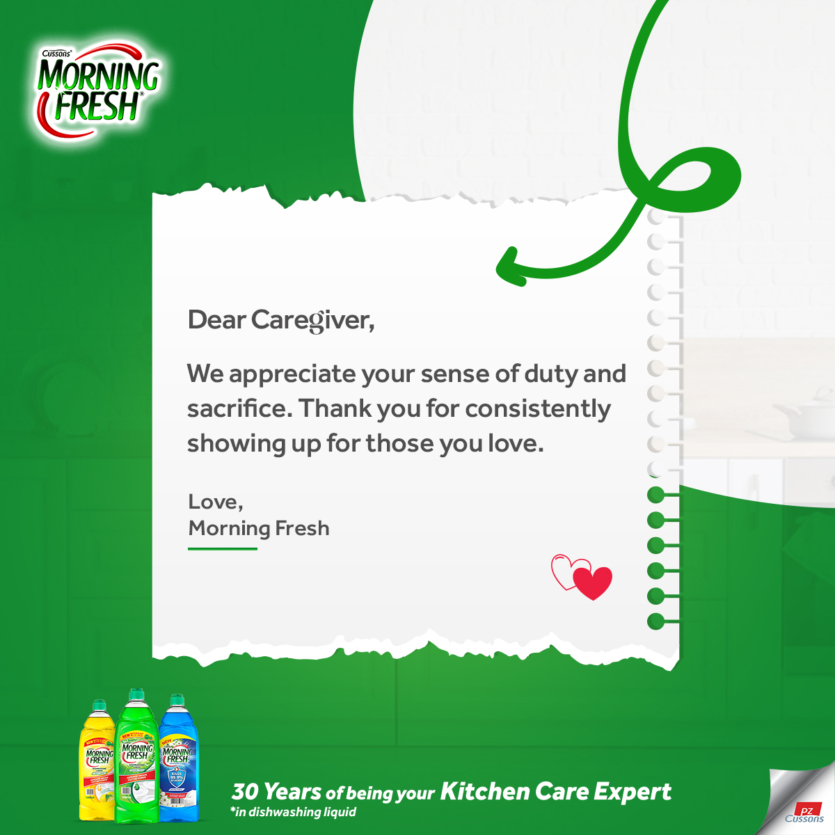 In life, there are compassionate people whose sense of duty drives them to consistently provide, support and protect those they love. These are the everyday Caregivers in every home, #MorningFresh thanks you for all you do in the lives of those you touch. 
#CaringForTheCaregiver