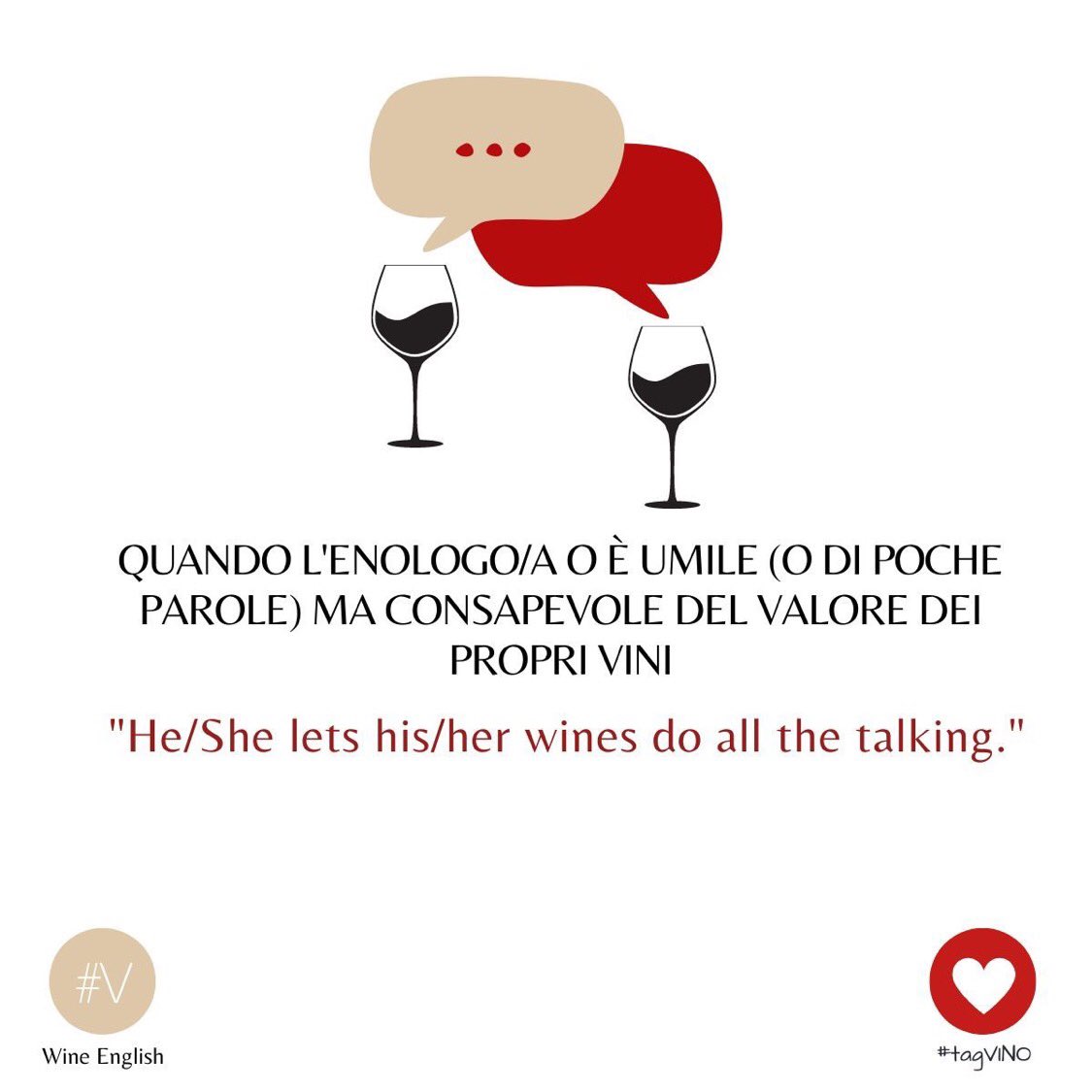 #WineEnglish with tagVINO - Building our story wine step at a time!

🍷🍇Vorresti approfondire la terminologia tecnica della vitienologia in lingua inglese?
👉🏻 amzn.to/31OjuS4 

#nebbiolo #sangiovese #enologo #enologia #cantina #cannonau #primitivo #langhe