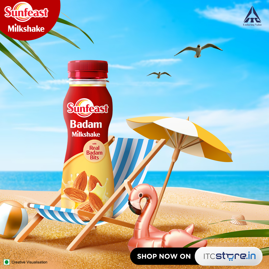 SF_Milkshake's tweet photo. Hello Summer 🌤️️🌴🥟

#SunfeastMilkshake #RechargeandRefresh #TurnitAround #Milkshake #WelcomingSummer #Summer https://t.co/kcTzew3Fhl