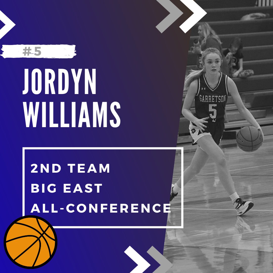 Congratulations to Jordyn Williams on being named 2nd Team All-Conference!