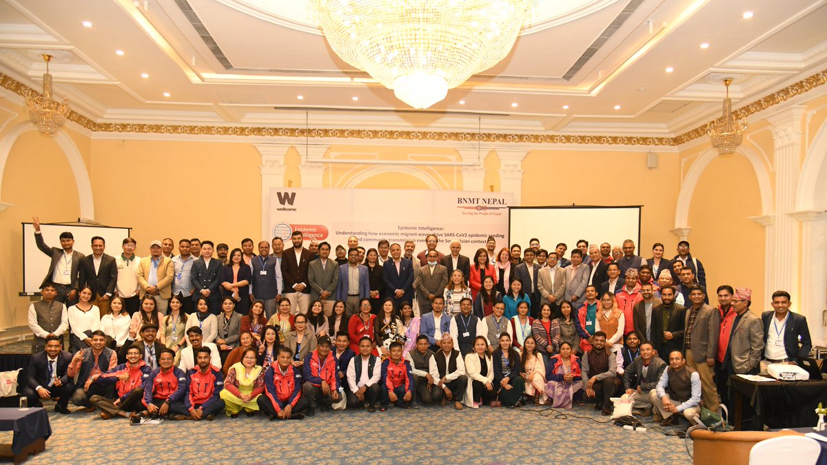 BiratNepal's tweet photo. #EpidemicIntelligence consortium project has significantly accelerated the genomics capacity for infectious diseases in Nepal. Thanks to all our fabulous partners and participants!
@FCDOGovUK @wellcometrust @mohpnep @smadixit @OUCRU_Programme #NHRC @LSTMnews #CMDN https://t.co/vmakMiC2Kz