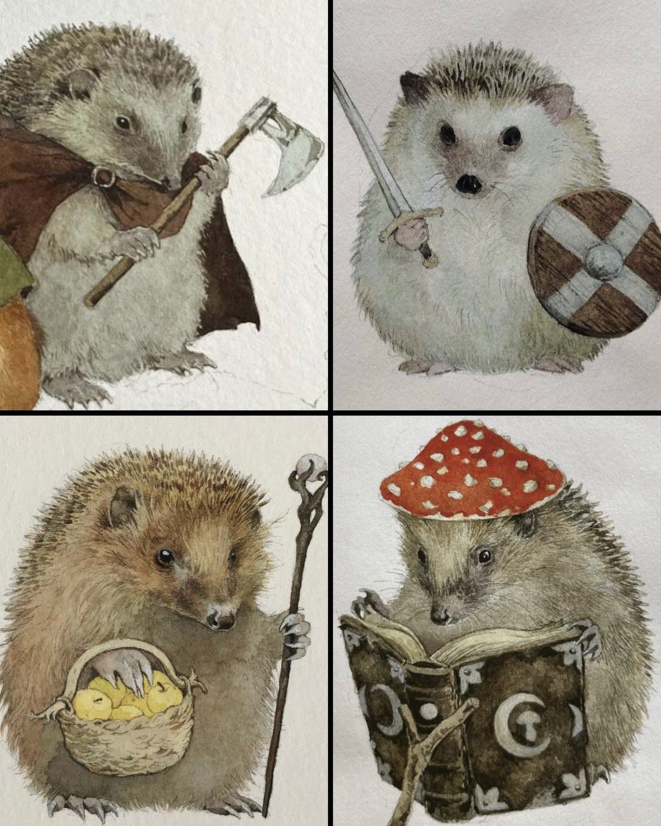 The heroic hedgehogs of Lily Seika Jones 🦔