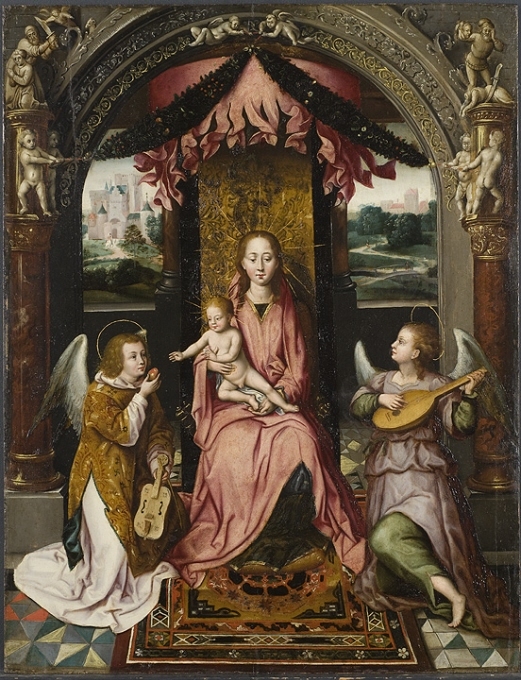 Hans Memling, Madonna and Child. Detail from the 'St John Altar' #natmuseumswe #museumarchive collection.nationalmuseum.se/eMuseumPlus?se…