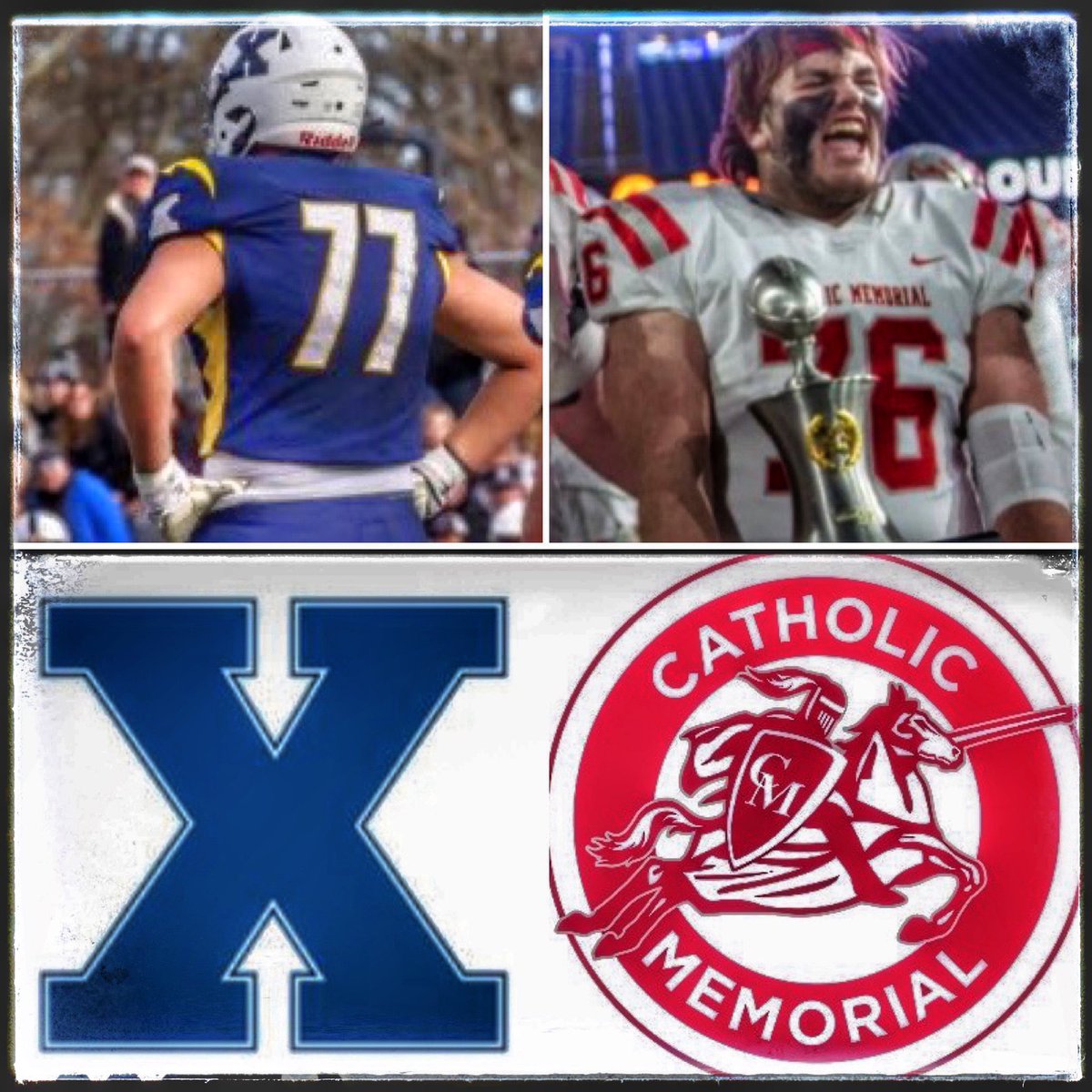 NE6FB_Recruits's tweet image. #CatholicConference🏈 Awards
Congrats to @XBHS_Football’s @23jmould  &amp;amp; @CathMemFootball’s @amccarthy2023 on their selection.
In all the CC had four selections ( two from @StJohnsPrepFB already re-posted).