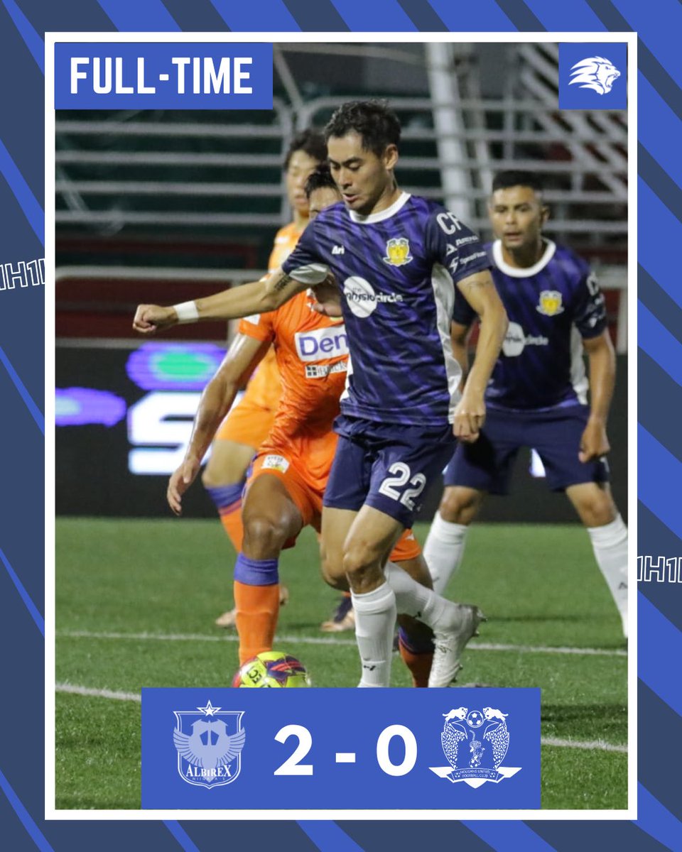 HougangUnited's tweet photo. Defeat.⁣
⁣
ALB: Kunori 45’+3, 90’+4⁣
HOU: -⁣
⁣
#HGFC #1H1H #SPL #ALBHOU #CafeFootballSG #CareSingapore #Myprotein #MyproteinSingapore #thephysiocircle #speedfitsg #starbalmsg ⁣ https://t.co/qWmCzIdoIL