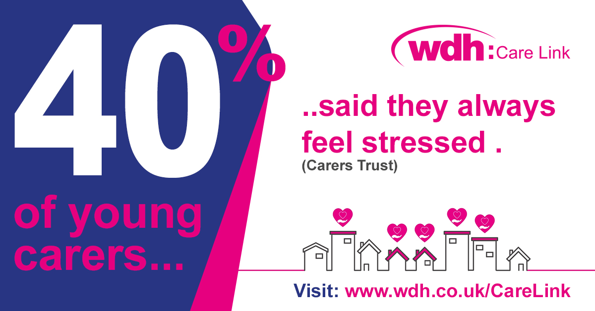 The amount of stress on young carers is slowly increasing. 

Care Link provide a number of services which can help care for your loved one. 

For more info visit: wdh.co.uk/CareLink/Servi… 

#YoungCarersActionDay #WestYorkshireSupportsYoungCarers