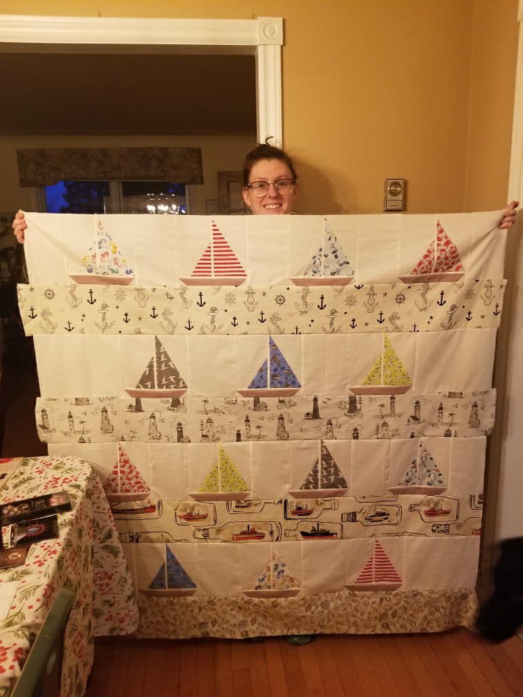 thewrightpage's tweet photo. Have you seen this quilt? ⛵️🪡

Saint Johner Sarah Mulroney worked for 6 months on this quilt - before it went missing, with her checked bag, on a direct flight from Moncton to St. John's, NL. She's looking everyhere from aiports to thrift stores

Someone's gotta know something! https://t.co/UlbfRAVV2q