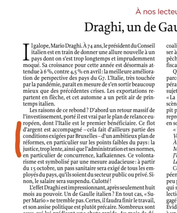 politivons's tweet image. La🇫🇷 serait donc le #seul pays auquel Bruxelles n'exige rien ? 

Selon @LePoint, Bruxelles #exige, de 🇮🇹, des réformes. 

L'🇪🇸, selon @elpais_espana, doit se #conformer aux "recommandation".

Avec l'UE, il y a le mensonge des discours et la réalité des faits ! 

sources &amp;gt; ALT
