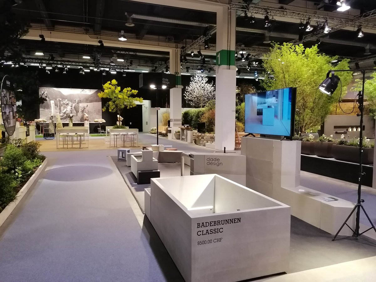 Besuchen Sie uns an der Giardina, bis Sonntag an der Messe Zürich