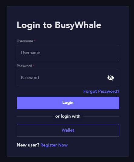 BusywhaleHK's tweet photo. Email or Wallet, which login you prefer.
We have both for you. https://t.co/EYyEmP8kwm