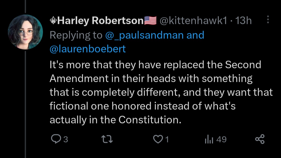 BadWeaponTakes's tweet photo. begging Twitter scholars to explain why "the people" means something different in the second amendment than it does is the 1st, 4th, 9th and 10th amendments https://t.co/ipRVaD84N0