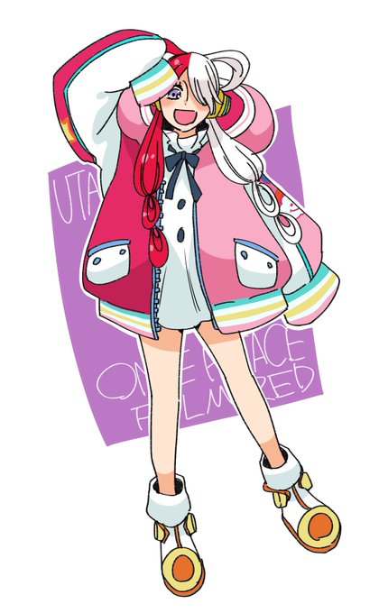 落書き。あのパーカーかわいいですね〜#ONEPIECE #ウタ 