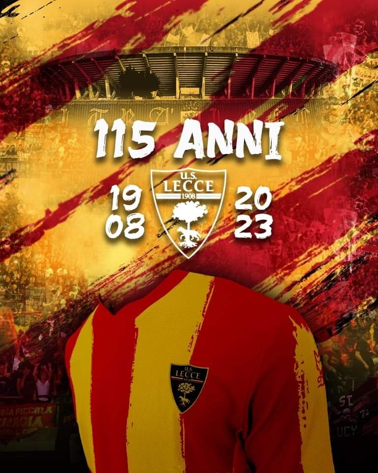 redblack1980's tweet photo. Tanti auguri @OfficialUSLecce #115anni https://t.co/HYD4SOeY0Z