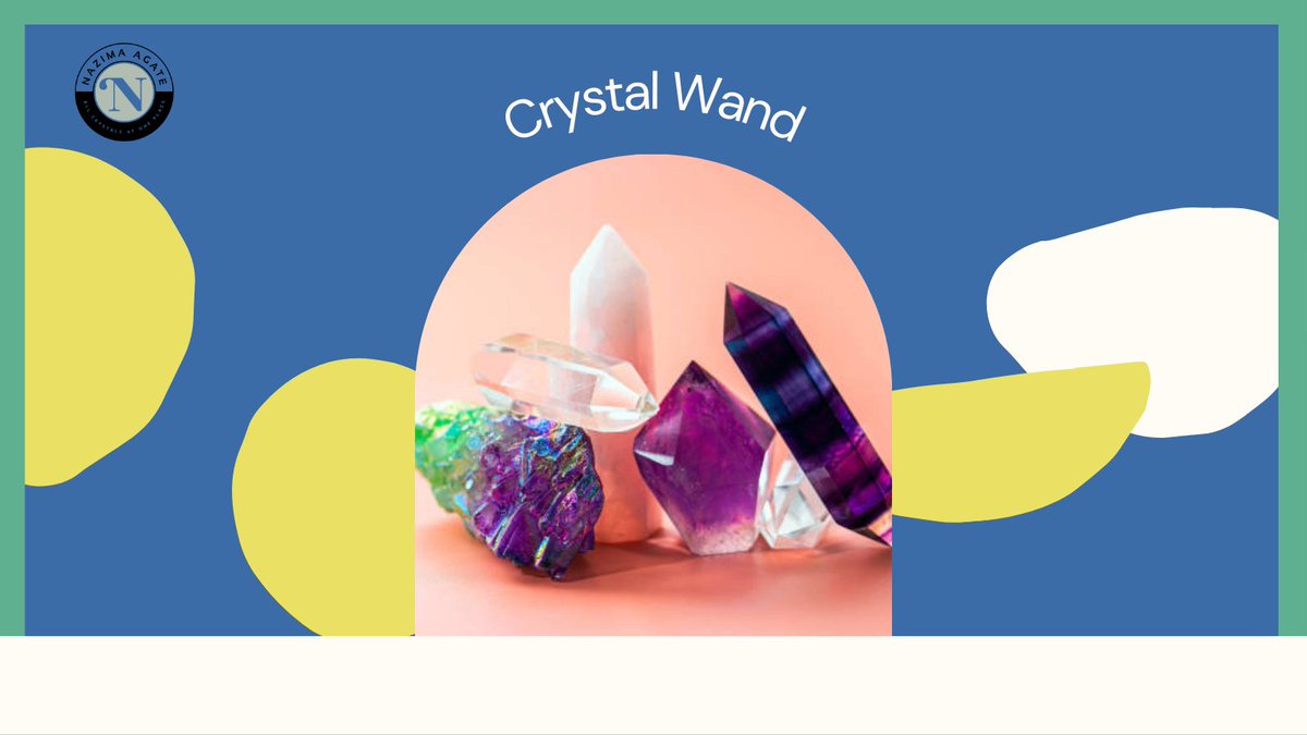 If you're into natural healing and spirituality, you might want to check out crystal wands. 

These beautiful tools are made from different types of crystals, and each one has its unique healing properties. 

#nazimaagate #crystalwands #naturalhealing #spirituality