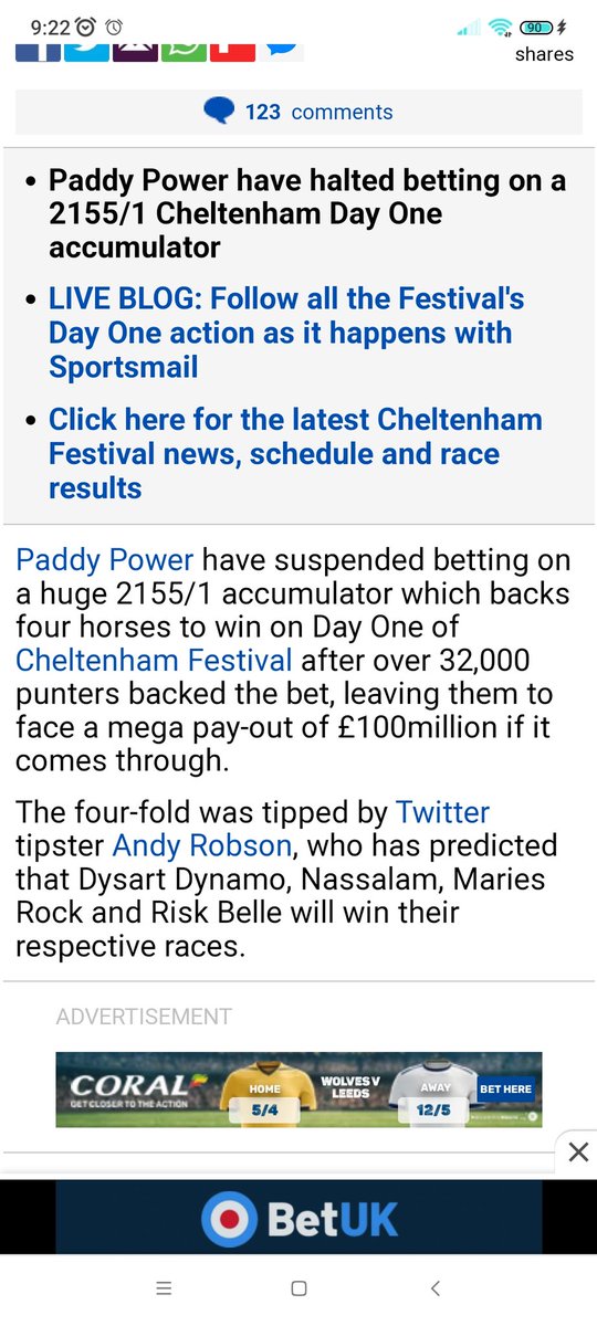 sskksharp's tweet photo. @AndyRobsonTips https://t.co/mjZlw7nzGJ