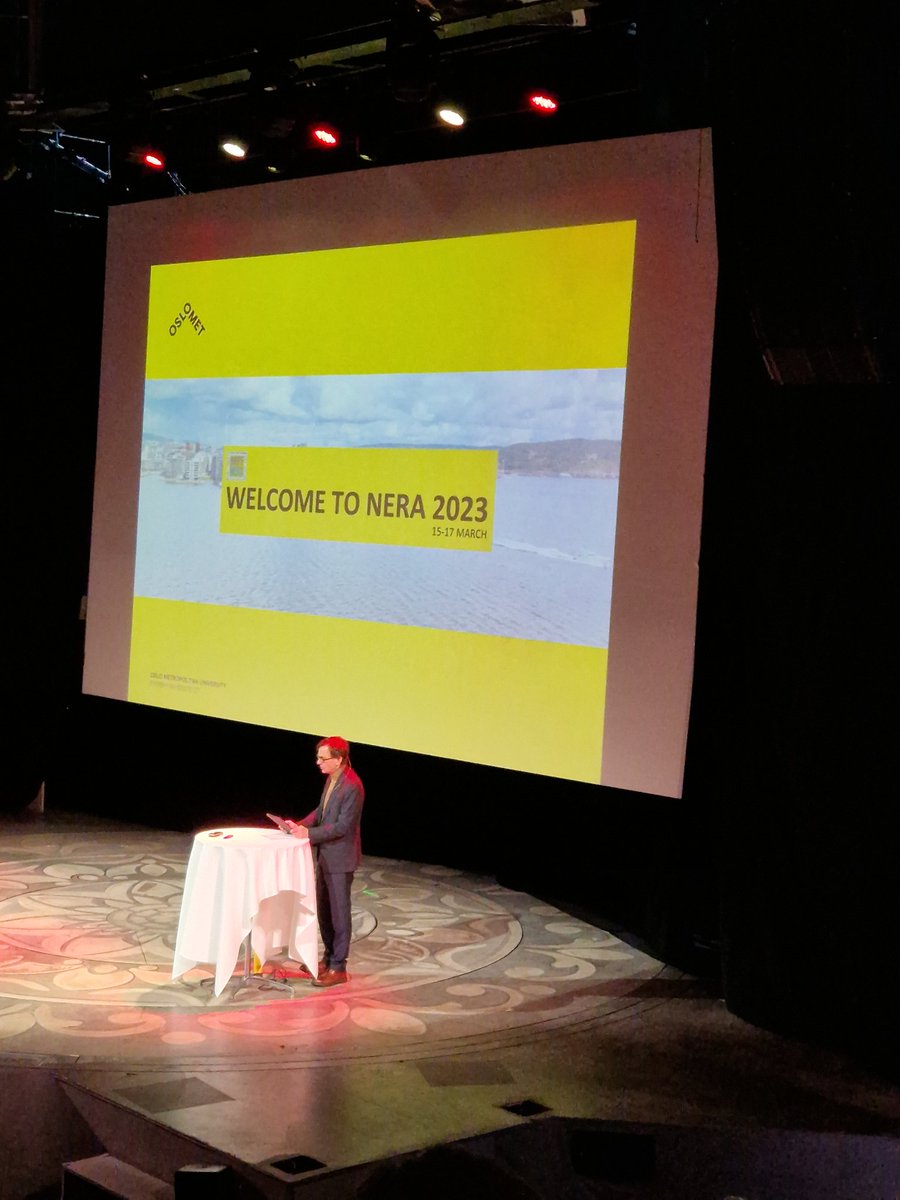 mmmm_astrom's tweet image. Nu börjar konferensen #NERA2023