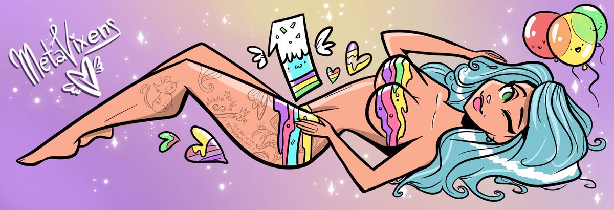 I just bought this cool banner 💃 Thank you dear <a href="/MetaVixensNFT/">MetaVixens 💎💜</a> for it. Love your style 😘💜 

Yoo hoo! Now my profile is updated 🚀🔥😎

#ALPHAs #PolygonNFTs