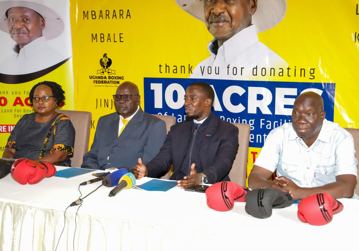 ndagijerichie's tweet photo. No sport can grow in this country without infrastructure. As @BoxingUganda, we have been leading in many things and are going to lead in developing infrastructure for the boxing sport. - @muhangimo
#BoxingForAll https://t.co/h2Z3KNJvXM