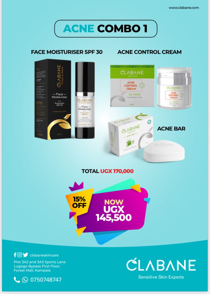 ClabaneSkinCare's tweet photo. The perfect acne routine combo
Exfoliate with the acne bar
Prevent breakouts with the acne control cream
Shield the skin from sun damage with the SPF 30 face moisturizer
Get the combo from https://t.co/U82pZslJyq and get 10% off your first order.
#sensitiveskinexpert #clabane https://t.co/NCWVVSNoXZ
