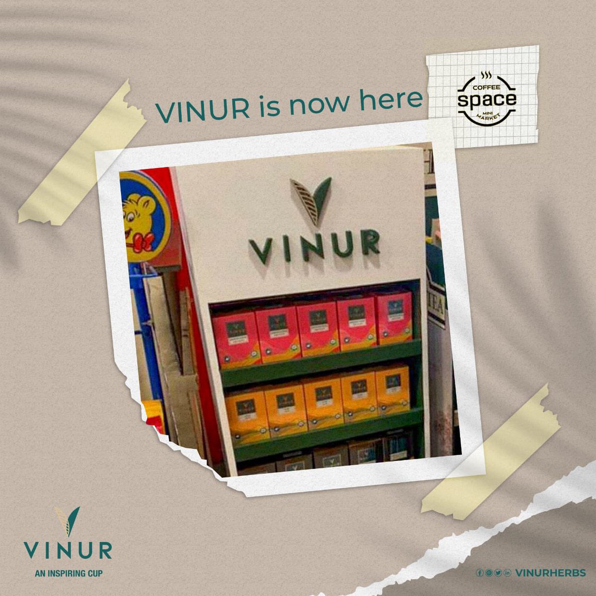 vinurherbs's tweet photo. دلوقتي تقدروا تستمعوا بمنتجات الأعشاب الطبيعيه من VINUR و تشتروها من أقرب مكان ليكم في القاهره من خلال أماكن تواجدنا 👇🏻

📍القاهره 
- فروع Oscar Grand Store بالتجمع الخامس و المعادي. 

- فروع Royal House بروكسي و الشروق. https://t.co/DFNAZ6Xvk6