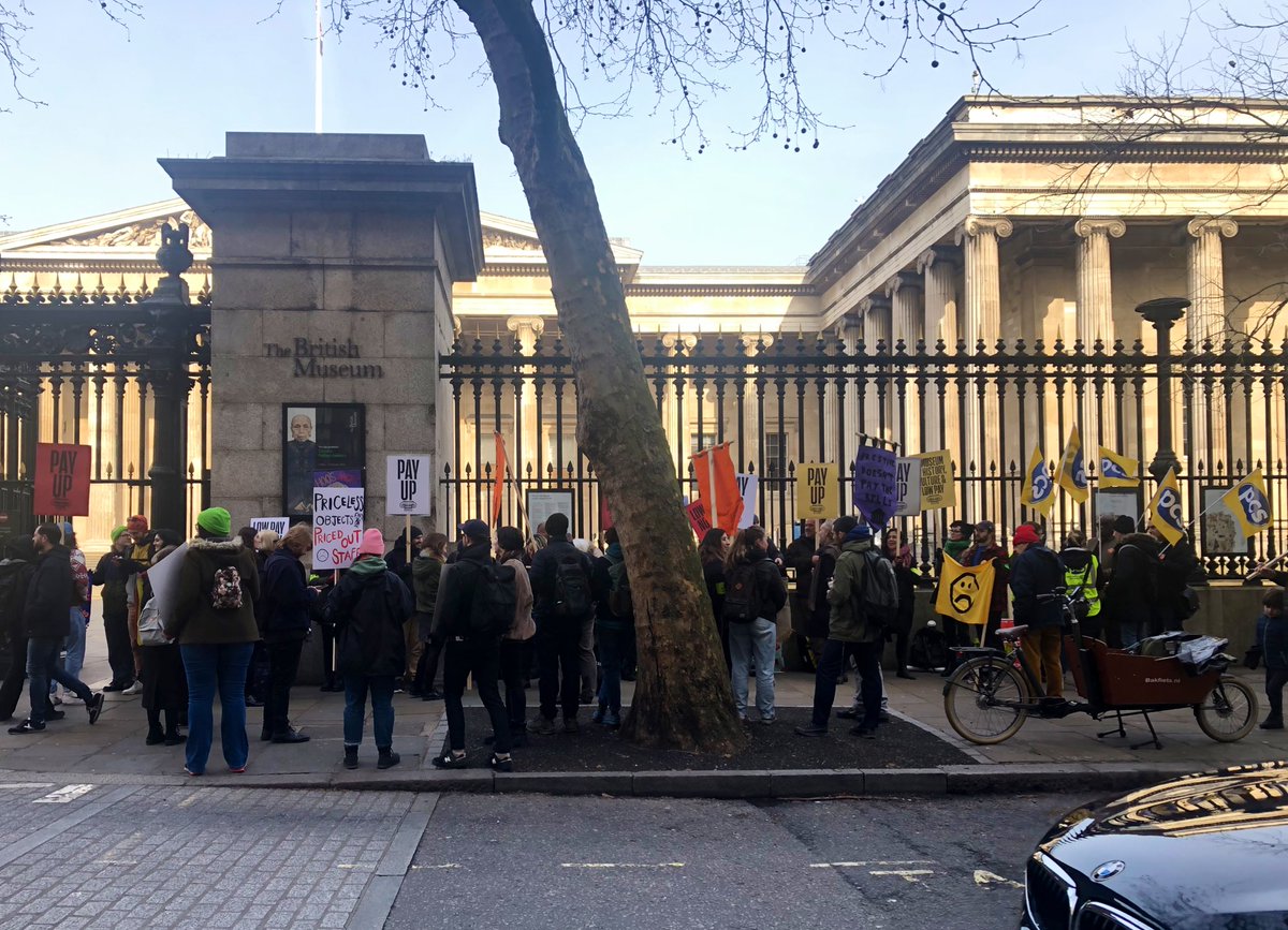 Big, beautiful picket at the British Museum this morning! 

I think it’s safe to say it isn’t opening today…