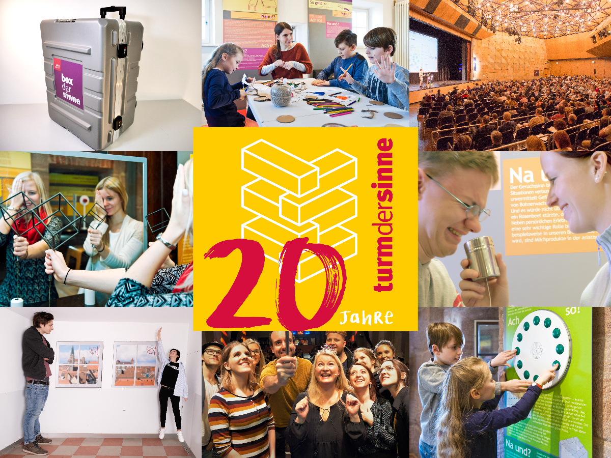 HAPPY BIRTHDAY turmdersinne !!! 👏🎈
Heute vor genau zwanzig Jahren öffnete unser Hands-On-Museum seine Türen: In diesen zwei Jahrzehnten ist der turmdersinne von einem Geheimtipp zu einem echten 🥰Liebling in der Nürnberger Museumslandschaft geworden. 
philoscience.de/turmdersinne/