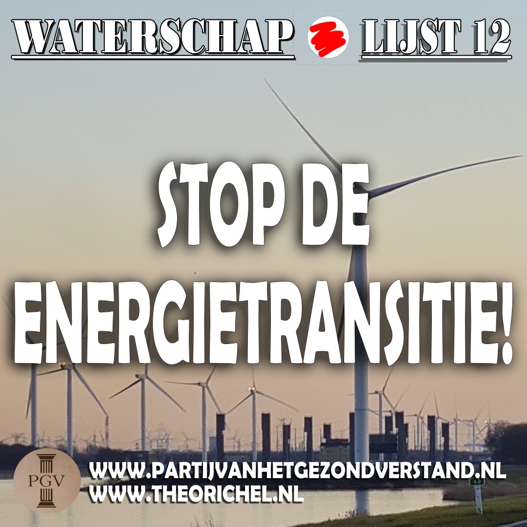 Stop de vernietiging van ons prachtige landschap. Stem #Lijst12!