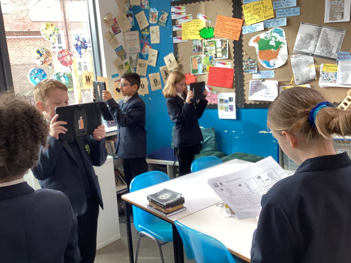 Year5lLTPA22's tweet photo. Practising more camera framing and using different techniques in computing this morning! #WeAreBrightFutures #ltpacomputing https://t.co/WYfw1XYYVm