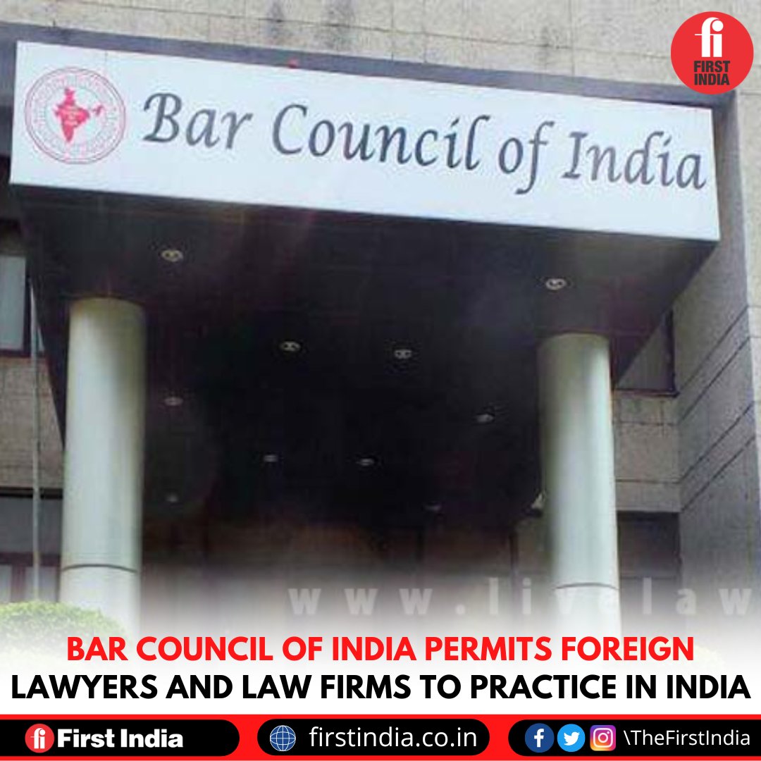 First India on Twitter "In a significant decision, the Bar Council of