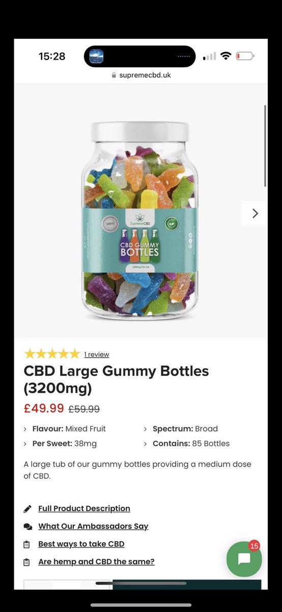 Retweet this for me please people 🙏🏻 who wants to try these @supreme_cbd gummy bottles for £25 today? These 3200mg so twice as strong as normal and normally £60 DM now now to order as they not many left 🤞🏻👊🏻 supremecbd.uk