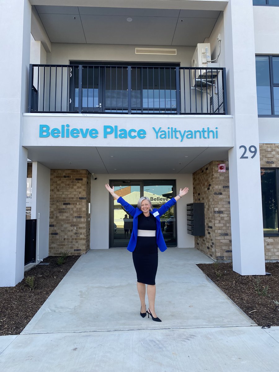 Believe_au's tweet photo. Today we launched an $11M social &amp; affordable housing development in Woodville West! 30 new homes for young people, over 55s, people living with disability, and those who are working and qualify for #AffordableHousing. Tenants start moving in tomorrow on March 16 #HousingForAll https://t.co/3Ze3hoZIAn