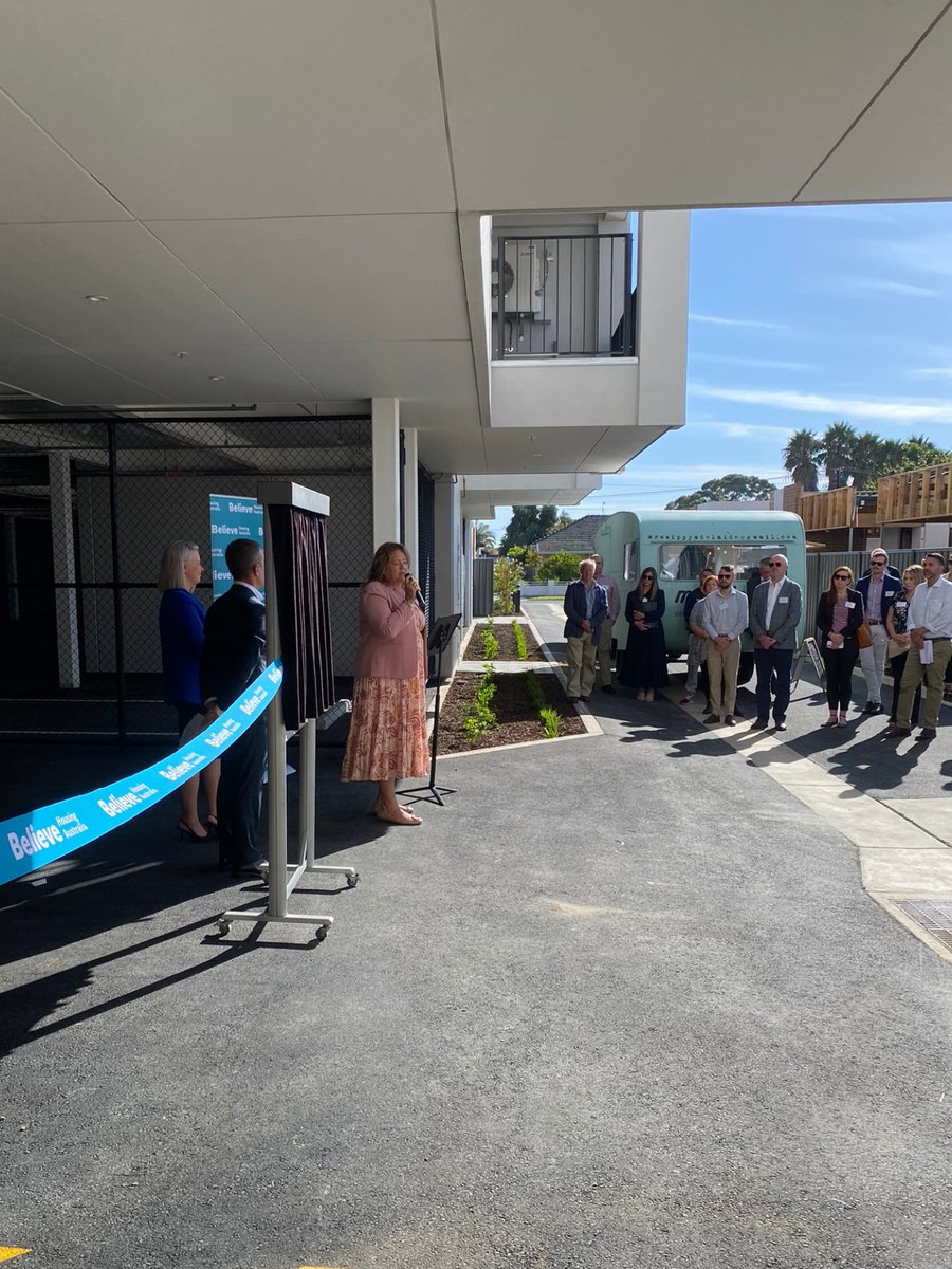Believe_au's tweet photo. Today we launched an $11M social &amp; affordable housing development in Woodville West! 30 new homes for young people, over 55s, people living with disability, and those who are working and qualify for #AffordableHousing. Tenants start moving in tomorrow on March 16 #HousingForAll https://t.co/3Ze3hoZIAn