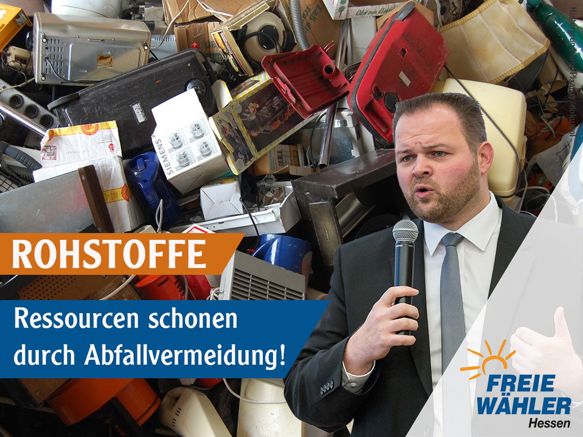 FREIE WÄHLER Hessen: Rohstoffe schonen durch Abfallvermeidung

freiewaehler-hessen.de/aktuelles/beit…

#FreieWähler #Hessen #Müll #Abfall #Ressourcen #Rohstoffe #Umwelt  #Meerverschmutzung #Pfand #Nachhaltigkeit #EinHessenFürALLE #hessenverbessern #BürgerwillenDurchsetzen