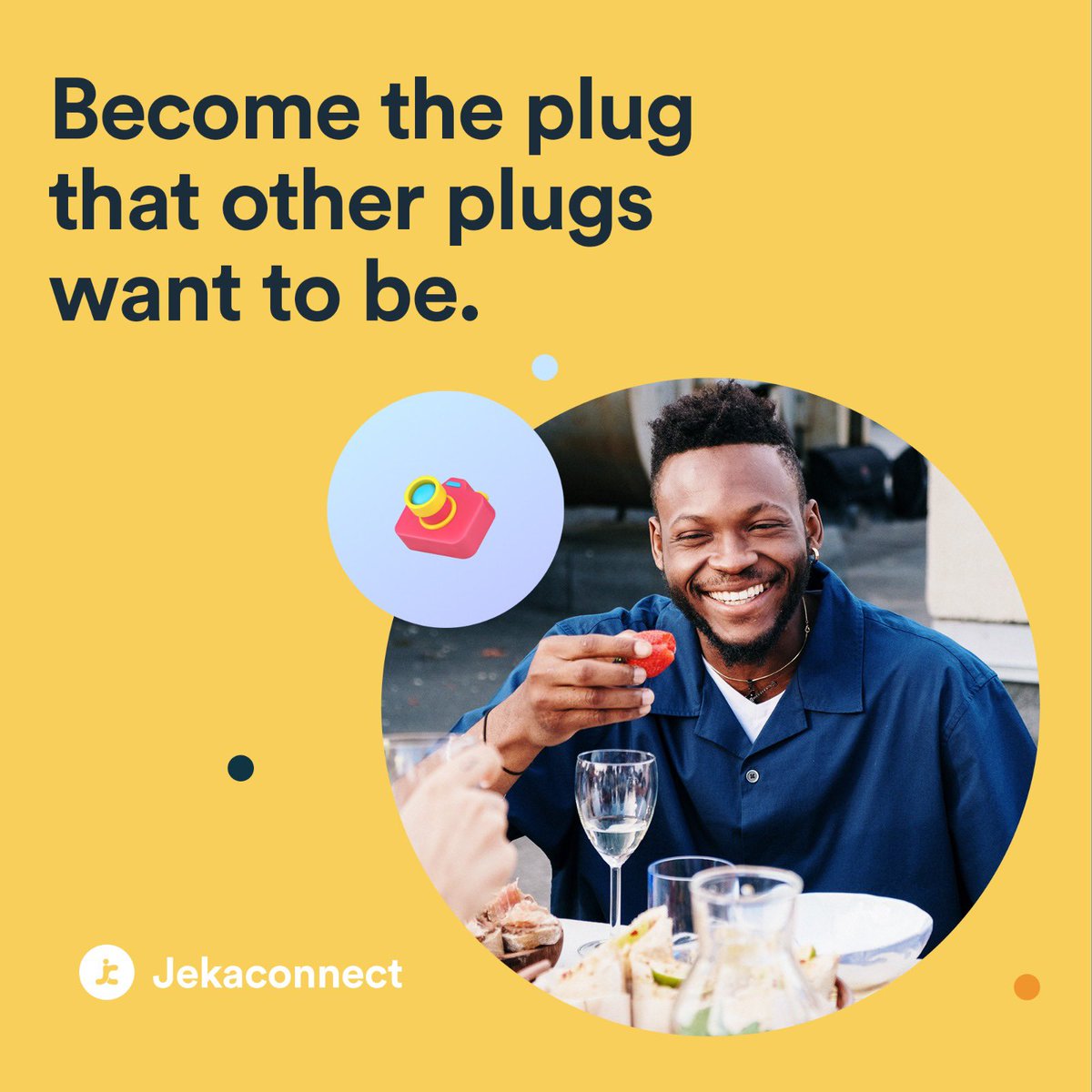 JekaConnect's tweet image. Everyone loves a good plug. 
Show your friends you know where all the cool kids love to hang out in Lagos with exclusive deals on Jekaconnect. 

Download today at jekaconnect.io to get started.