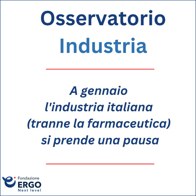 #Osservatorioindustria - L'andamento dell'industria italiana (tranne la farmaceutica, con +14,3%) a gennaio e uno sguardo alle nuove filiere industriali europee e al Critical Raw Material Act #italia #europa 👉bit.ly/3lh0dCG