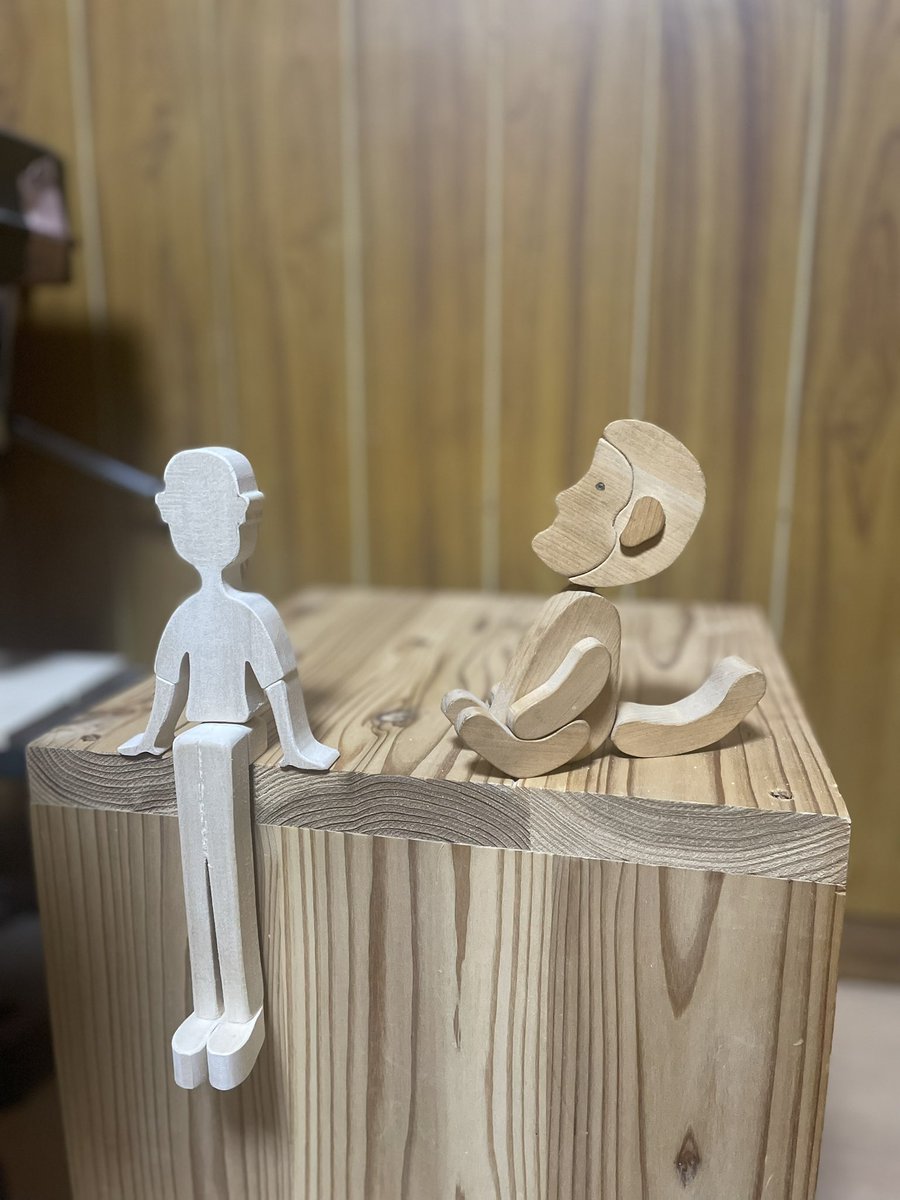 mocairocooboo's tweet photo. さっき作ったオジサン。
10年以上前に作ったサル。

こうやって思いつきで作るのが
オモシロイ。

#scrollsaw #糸のこ #シュールなモノが好き https://t.co/PZGOYDgz7L