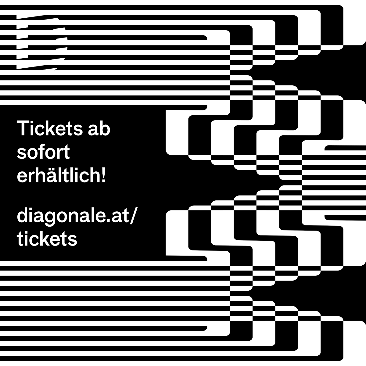 🎟 Zu den Tickets für die #Diagonale23? Hier entlang!
Ab sofort online sowie im Festivalzentrum im Kunsthaus Graz und in der Tickethütte beim Schubertkino erhältlich. Mehr hier. ➡️ diagonale.at/tickets

#FestivalOfAustrianFilm #DiagonaleGraz