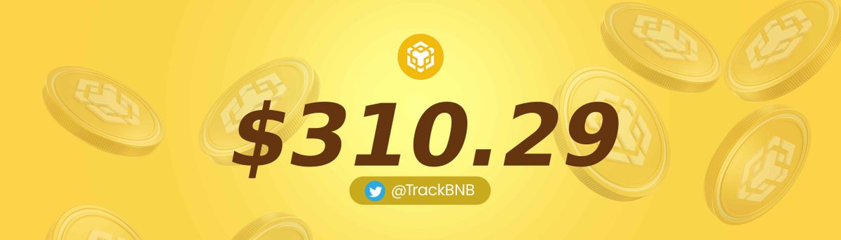 TrackBNB's tweet photo. #BNB Price: $310.29  📉 https://t.co/BCEqFE5uYv
