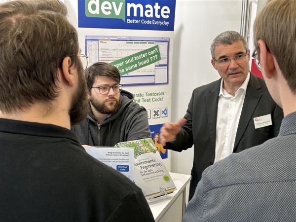 devmateSoftware's tweet image. Meet us at @embedded_world 2023 in Nuremberg!

We are looking forward to welcoming you in hall 4 at stand 421 until 16 March!

We will show you live on site what devmate can do for you!

#embeddedworld #softwaretesting #unittesting #fair #100DaysOfCode