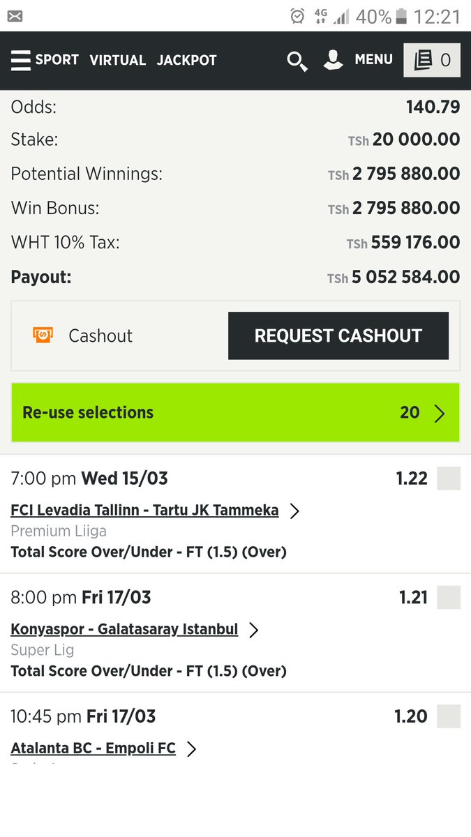 richardfutbal's tweet photo. Lile treni la BETPAWA la odds ya 139 nililopost jana usiku code yake ni hii hapa 👉40DB5E9

Mechi zipo 20

RETWEET NA WENGINE WAPATE CODE

Saa tisa mchana leo nitaachia mkeka wa mechi za leo wa odds ya 4.20 Kampuni itakuwa ni Sportybet Tanzania. RETWEET NA WEKA ON NOTIFICATION https://t.co/yneEM3Xytr