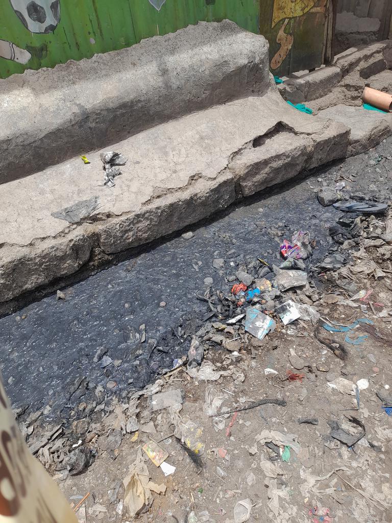josephlugalia52's tweet photo. Drainage system at Mukuru kwa Njenga is dilapitated🥲 have mercy https://t.co/WtUvGLdvDs