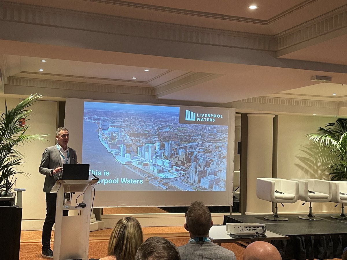 investliverpool's tweet photo. #LIVERPOOL WATERS &amp; #WIRRAL WATERS #MIPIM2023 EVENT NOW UNDERWAY!

Leaders from @WirralCouncil, @PeelLandP, @lpoolcouncil &amp; @LpoolCityRegion update #mipim delegates on two of Europe's most ambitious waterfront developments, @PeelLivWaters &amp; @WirralWaters. 

#PlaceLiverpool https://t.co/4aK80VV53s