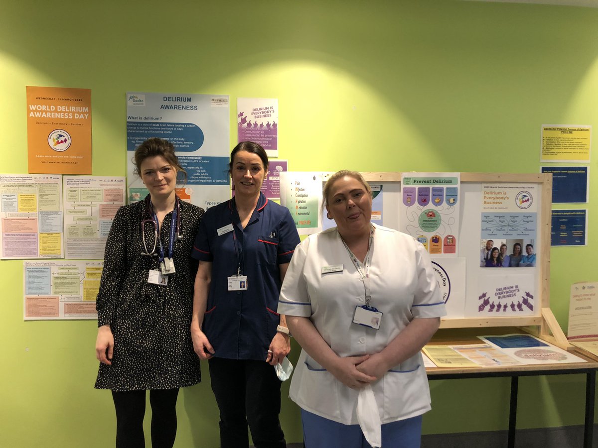 World Delirium Day at #LUH, come along to our stand outside the canteen today