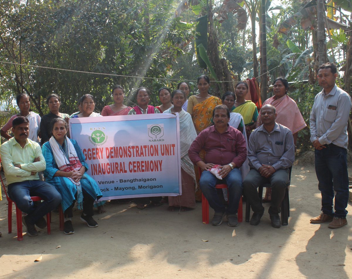 rgvnho's tweet photo. Under NABARD PROJECT two demonstration of piggery was inaugurated in BANGTHAIGAON, MAYONG BLOCK and NANGALKUCHI at BHURBANDHA BLOCK which is implemented by RGVN and supported by NABARD.
#Project #NABARD #Piggery #demonstration https://t.co/J3ZTJkXj9k