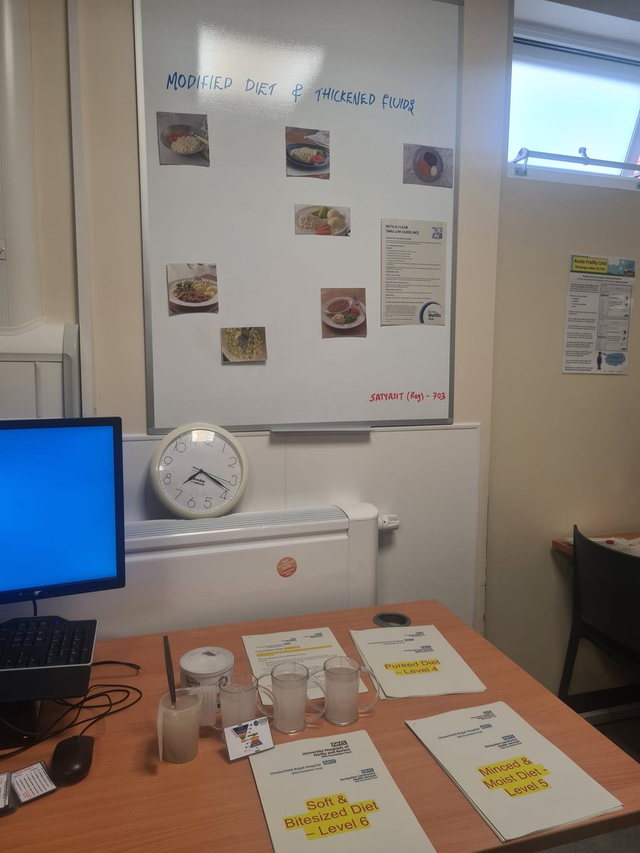 Acute Frailty Unit. Chesterfield Royal Hospital FT (@acutefrailtycrh) on Twitter photo Day 3 N&H on <a href="/AcuteFrailtyCRH/">Acute Frailty Unit. Chesterfield Royal Hospital FT</a> Sister Abi is teachinf our team about the different levels of modified diets. <a href="/royalhospital/">Chesterfield Royal Hospital NHS FT</a> <a href="/ACU_CRHFT/">Chesterfield Royal Hospital Acute Care Unit</a> <a href="/CRHMedicineDiv/">Medicine & Emergency Care</a> <a href="/JaneLParkin/">Jane Parkin</a> Day 3 N&H on <a href="/AcuteFrailtyCRH/">Acute Frailty Unit. Chesterfield Royal Hospital FT</a> Sister Abi is teachinf our team about the different levels of modified diets. <a href="/royalhospital/">Chesterfield Royal Hospital NHS FT</a> <a href="/ACU_CRHFT/">Chesterfield Royal Hospital Acute Care Unit</a> <a href="/CRHMedicineDiv/">Medicine & Emergency Care</a> <a href="/JaneLParkin/">Jane Parkin</a>