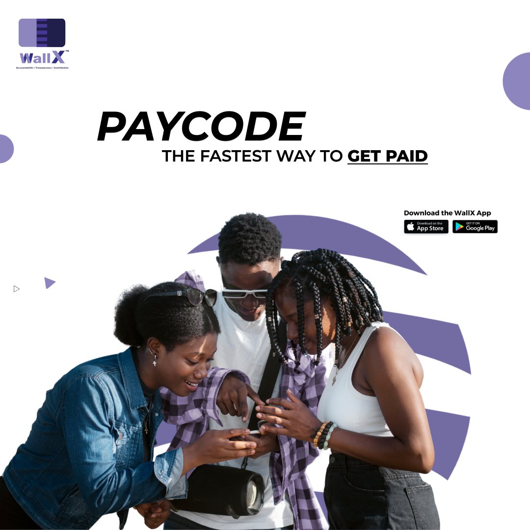 wallx_africa's tweet photo. Looking for the fastest way to get paid without delay in getting Alerts?

Use the WallX Paycode today.
Download the WallX App to get started.

#paycode #funds #securefunds #cash #spend #share #ease #wallxmerchant #verified #wallx #fintech #giftcode #customers https://t.co/moD2g41ZDC