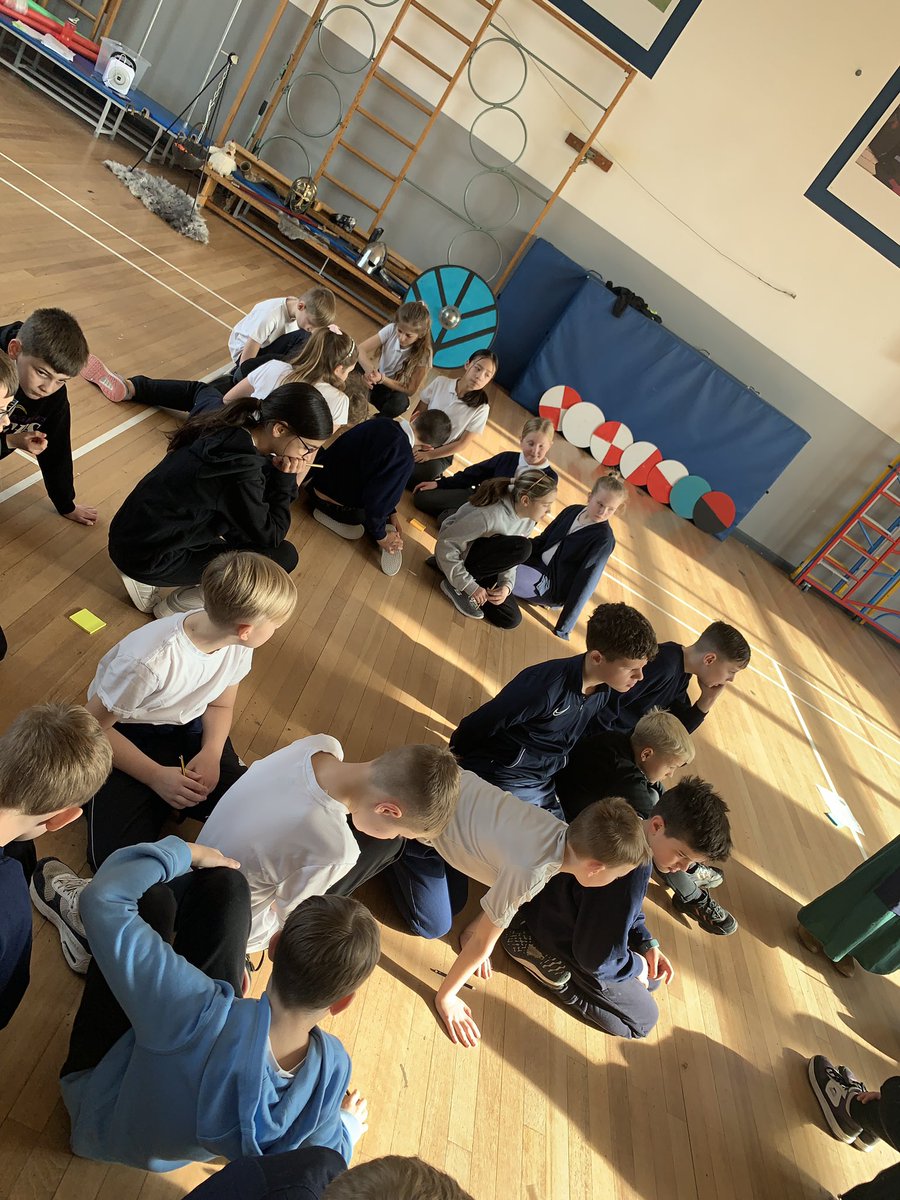 Fossewayacademy's tweet photo. @Fossewayacademy Year 5 are enjoying a day with @theresavikingin as part of our History work this term. https://t.co/uRij1MILoI