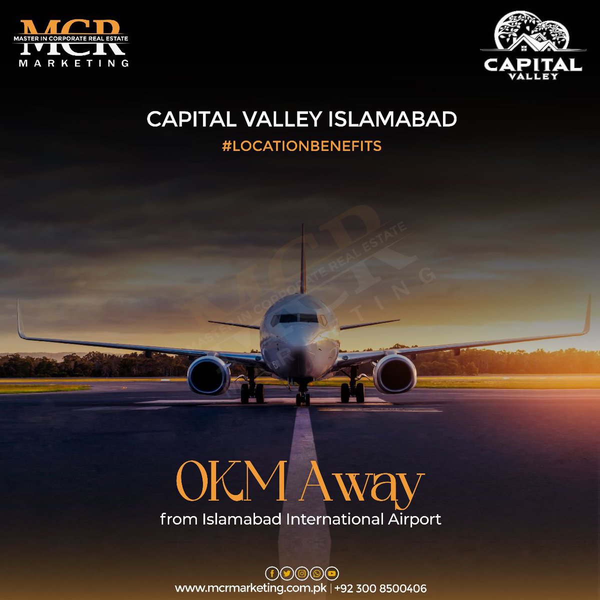 mcrmarketingpk's tweet image. 𝗖𝗮𝗽𝗶𝘁𝗮𝗹 𝗩𝗮𝗹𝗹𝗲𝘆 marketed as "𝗭𝗘𝗥𝗢 𝗞𝗠 𝗔𝗶𝗿𝗽𝗼𝗿𝘁" which specify its vicinity to new airport.
𝗖𝗮𝗹𝗹 𝗡𝗼𝘄:
+92 300 8500406

#capitalvalley #islamabad #realestate #mcr #mcrmarketing #mcrmarketing #islamabad #CapitalValleyIslamabad #twins #twincity #airport
