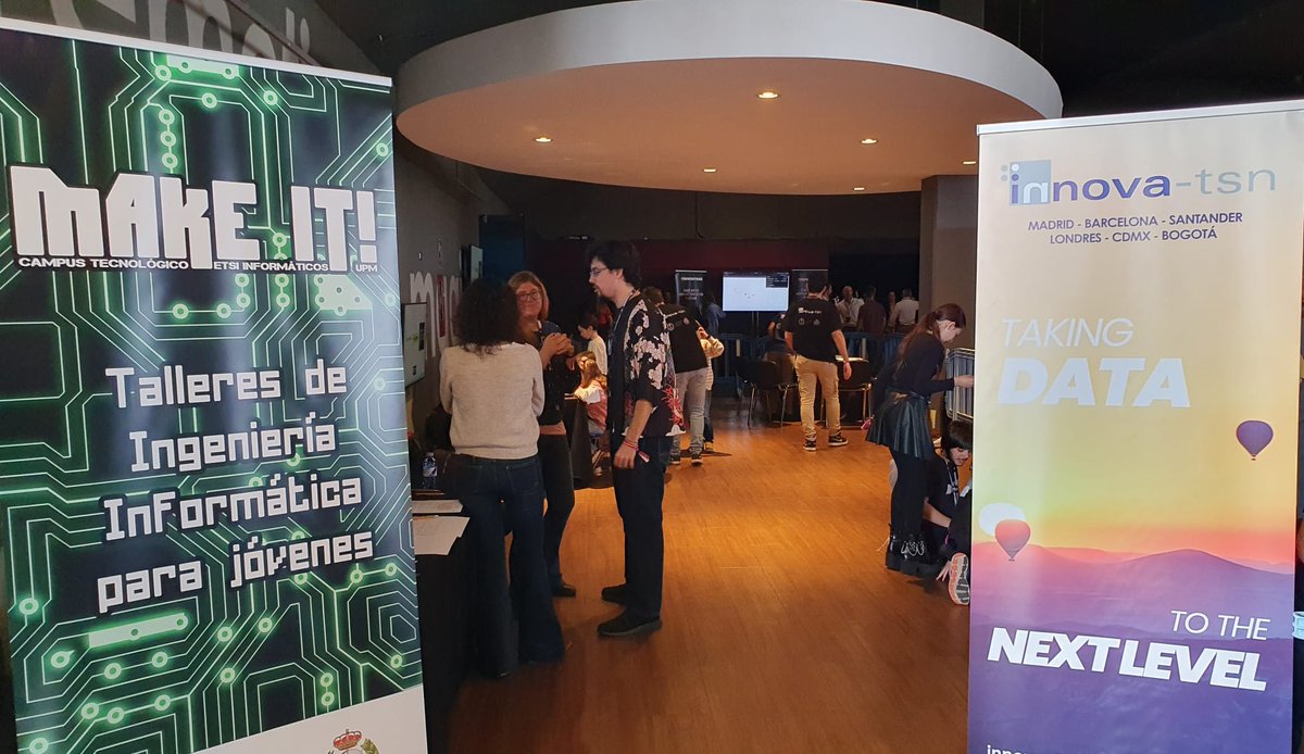innovatsn's tweet image. #BuenosDías🗨️🚀Recordando lo bien que lo pasamos el sábado en #RootedCON2023 @rootedcon con @MakeITUPM (el Campus de @informaticaupm) jugando, programando, descubriendo y adentrándonos en el mundo de las apps móvil, realidad virtual/aumentada, robótica…
¡Nos vemos en verano!🌞😎