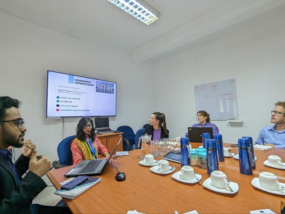AbirHasanYPF's tweet photo. Yesterday @ypfbd had a meeting with European Union. YPF was represented by two students who are in their undergrad, and two pursuing Masters. EU was impressed by the work of YPF. And I am proud that it is truly the young people who are leading and building this platform! https://t.co/sROBxd8Q9X